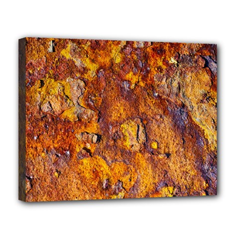 Rusted Metal Surface Canvas 14  X 11  by igorsin