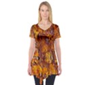 Rusted metal surface Short Sleeve Tunic  View1