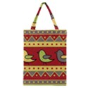 Brown bird pattern Classic Tote Bag View1