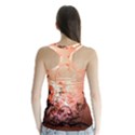Wonderful Flowers In Soft Colors With Bubbles Racer Back Sports Top View2
