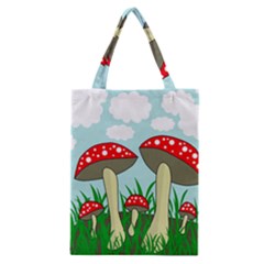 Mushrooms  Classic Tote Bag by Valentinaart