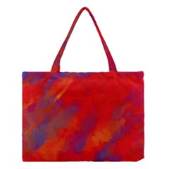 Smudges In Red Medium Tote Bag by DeneWestUK