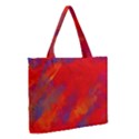 Smudges in Red Medium Zipper Tote Bag View2