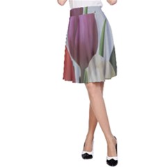 Tulips A-line Skirt by picsaspassion