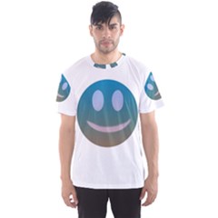 Smiley Men s Sport Mesh Tee