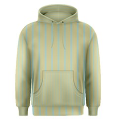 Summer Sand Color Blue Stripes Pattern Men s Pullover Hoodie by picsaspassion