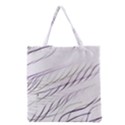 Lilac stripes Grocery Tote Bag View2