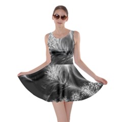 Silver Feather And Ball Decoration Skater Dress by picsaspassion