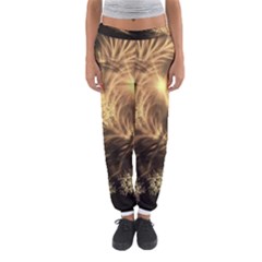 Golden Feather And Ball Decoration Women s Jogger Sweatpants