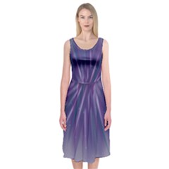 Polar Lights Midi Sleeveless Dress by Contest2242749