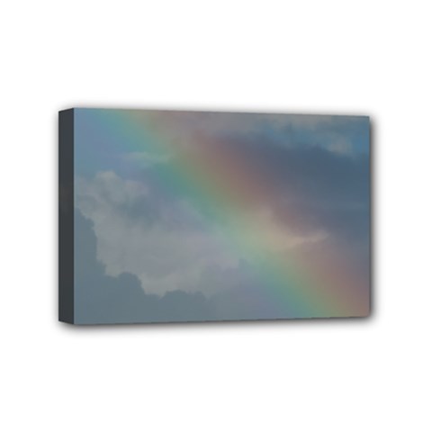 Rainbow In The Sky Mini Canvas 6  X 4  by picsaspassion