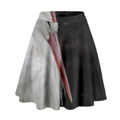 Stork Bird High Waist Skirt by picsaspassion