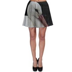 Wild Stork Bird Skater Skirt