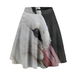 Wild Stork Bird, Close-up High Waist Skirt by picsaspassion
