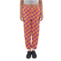 Vibrant Retro Diamond Pattern Women s Jogger Sweatpants View1