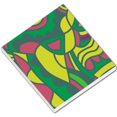 Green Abstract Decor Small Memo Pads by Valentinaart