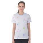 Star Pattern Women s Cotton Tee