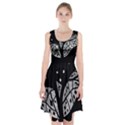 Black and white tree Racerback Midi Dress View1