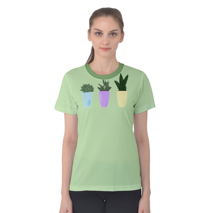 Succulents Women s Cotton Tee