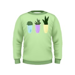 Succulents Kids  Sweatshirt