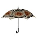 Ancient Aztec Sun Calendar 1790 Vintage Drawing Hook Handle Umbrellas (Large) View3