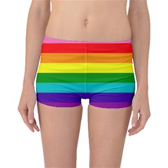 Colorful Stripes Lgbt Rainbow Flag Boyleg Bikini Bottoms by yoursparklingshop