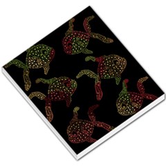 Decorative Fish Pattern Small Memo Pads by Valentinaart