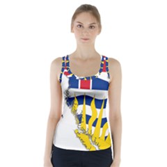 Flag Map Of British Columbia Racer Back Sports Top by abbeyz71