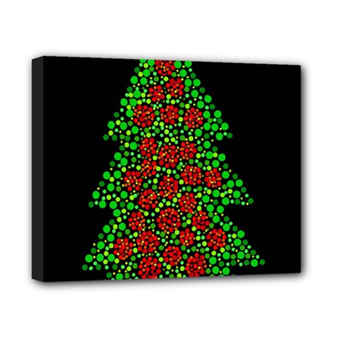 Sparkling Christmas Tree Canvas 10  X 8  by Valentinaart