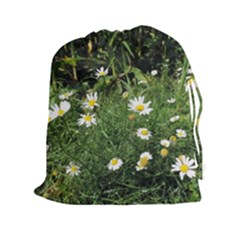 Wild Daisy Summer Flowers Drawstring Pouches (xxl) by picsaspassion