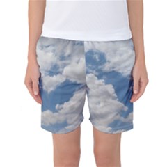 Breezy Clouds In The Sky Women s Basketball Shorts by picsaspassion
