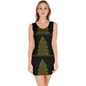 Christmas trees pattern Sleeveless Bodycon Dress View1