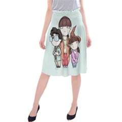 Halloweentown Midi Beach Skirt