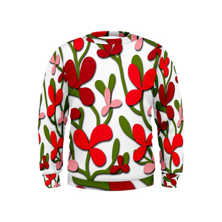 Floral tree Kids  Sweatshirt