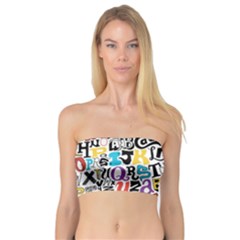 Alpha Pattern Bandeau Top