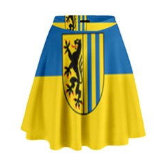 Flag Of Leipzig High Waist Skirt by abbeyz71