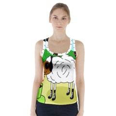 Urban Sheep Racer Back Sports Top by Valentinaart