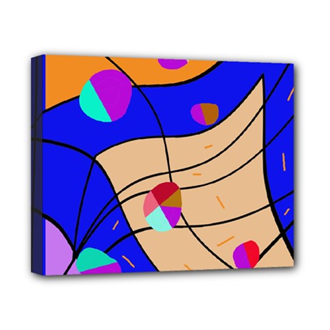 Decorative Abstract Art Canvas 10  X 8  by Valentinaart