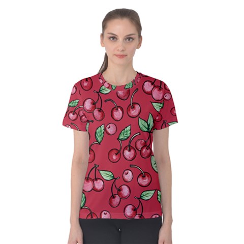 Cherry Cherries For Spring Women s Cotton Tee by BubbSnugg