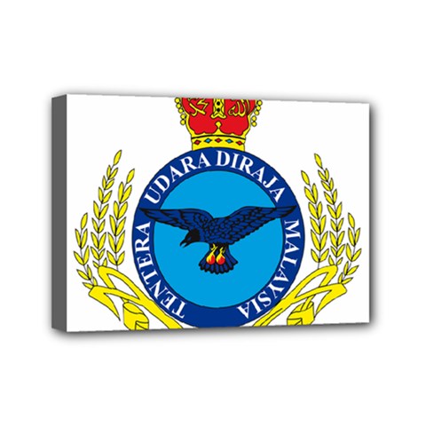 Crest Of Royal Malaysian Air Force Mini Canvas 7  X 5  by abbeyz71