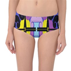 Fgnnjmjhyj Mid-waist Bikini Bottoms by MRTACPANS