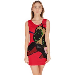 Mr Fly Sleeveless Bodycon Dress