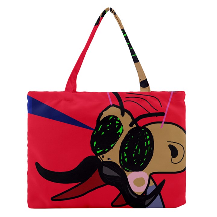 Mr Fly Medium Zipper Tote Bag