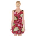 Taco Tuesday Lover Tacos V-Neck Sleeveless Skater Dress View2