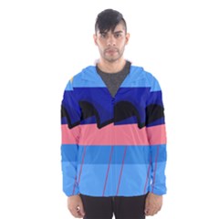 Jumping Hooded Wind Breaker (men) by Valentinaart