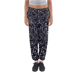 Black And White Magic Women s Jogger Sweatpants by Valentinaart