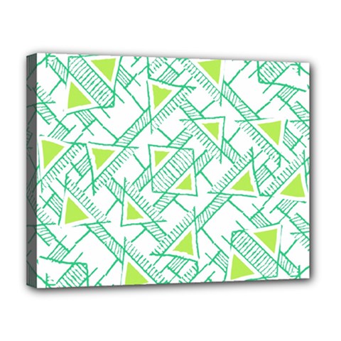 Ethnic Geo Pattern Canvas 14  X 11  by dflcprints