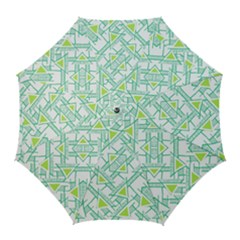 Ethnic Geo Pattern Golf Umbrellas by dflcprints