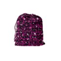 Magenta abstract art Drawstring Pouches (Medium)  View2