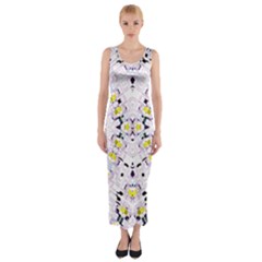 Kratom Fou  Fitted Maxi Dress by MRTACPANS